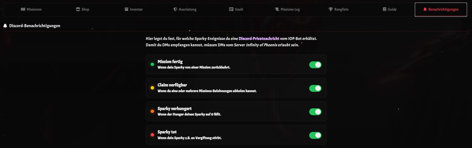 Benachrichtigungen